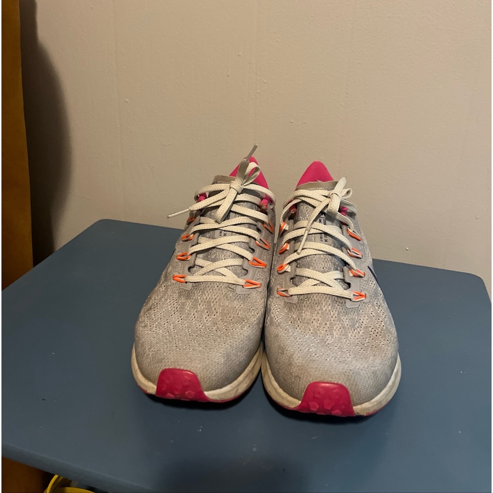 Nike Zoom Pegasus 36 Gray Pink Womens US Size 9 CK4473-001 Running Shoes